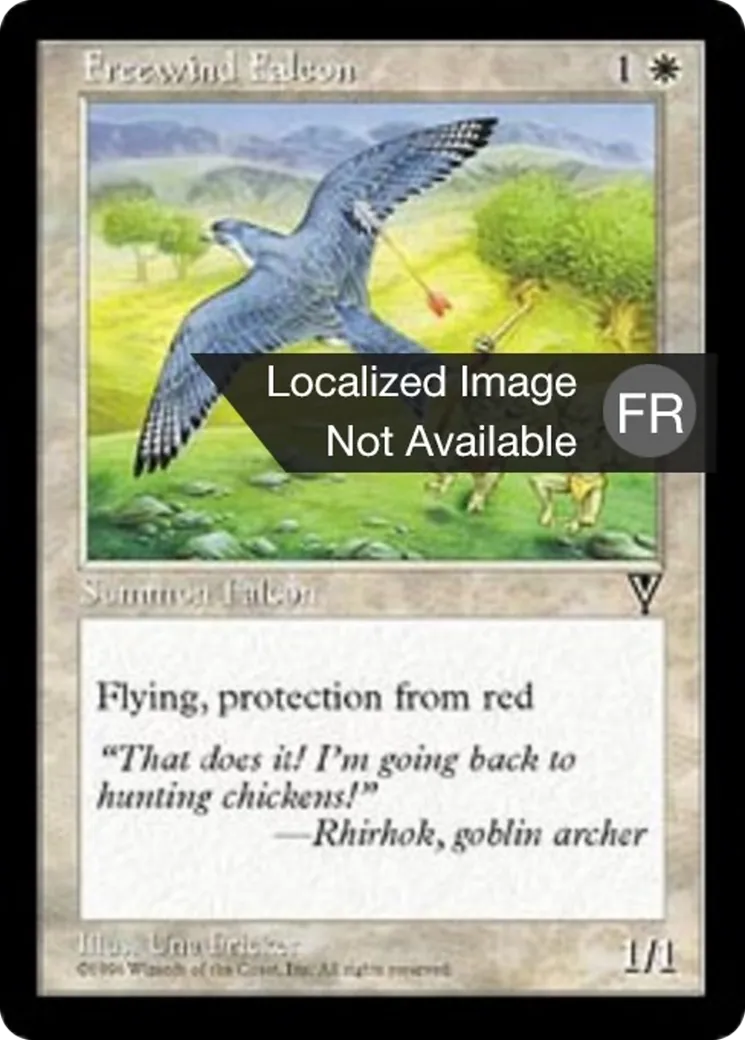 Faucon librevent — Visions — Magic: The Gathering