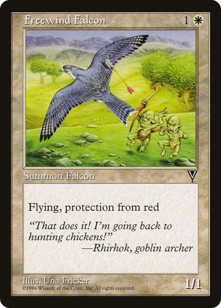 Faucon librevent — Visions — Magic: The Gathering