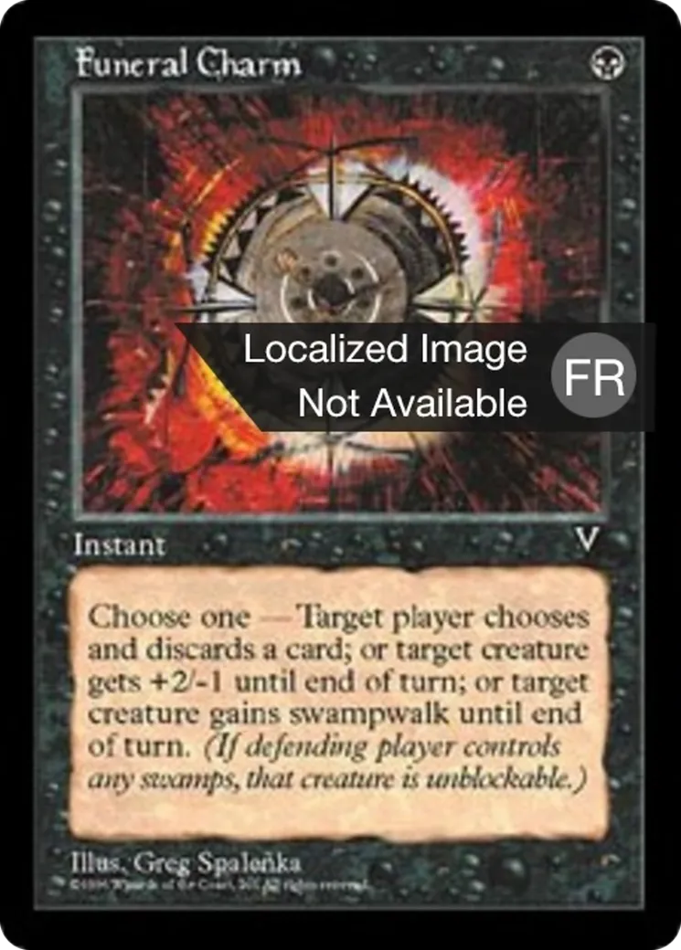Charme funéraire — Visions — Magic: The Gathering