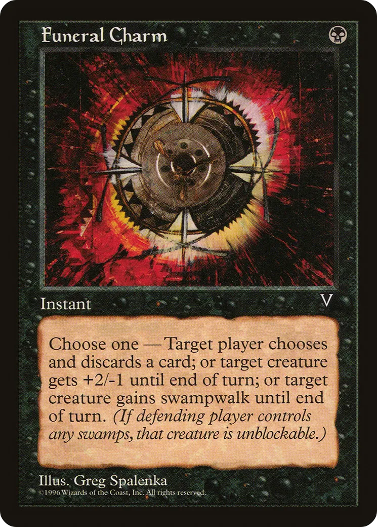 Charme funéraire — Visions — Magic: The Gathering