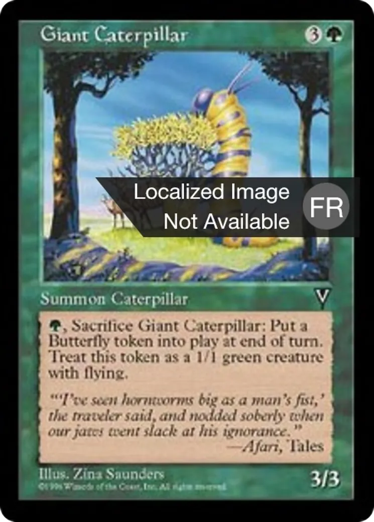 Chenille géante — Visions — Magic: The Gathering