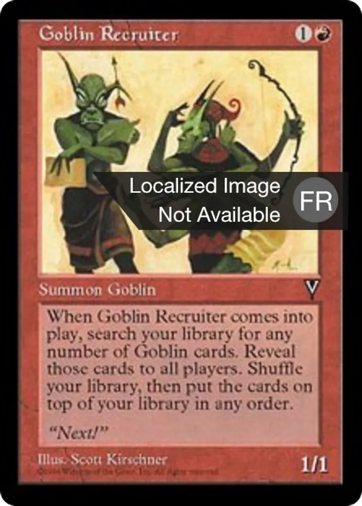 Recruteur gobelin — Visions — Magic: The Gathering