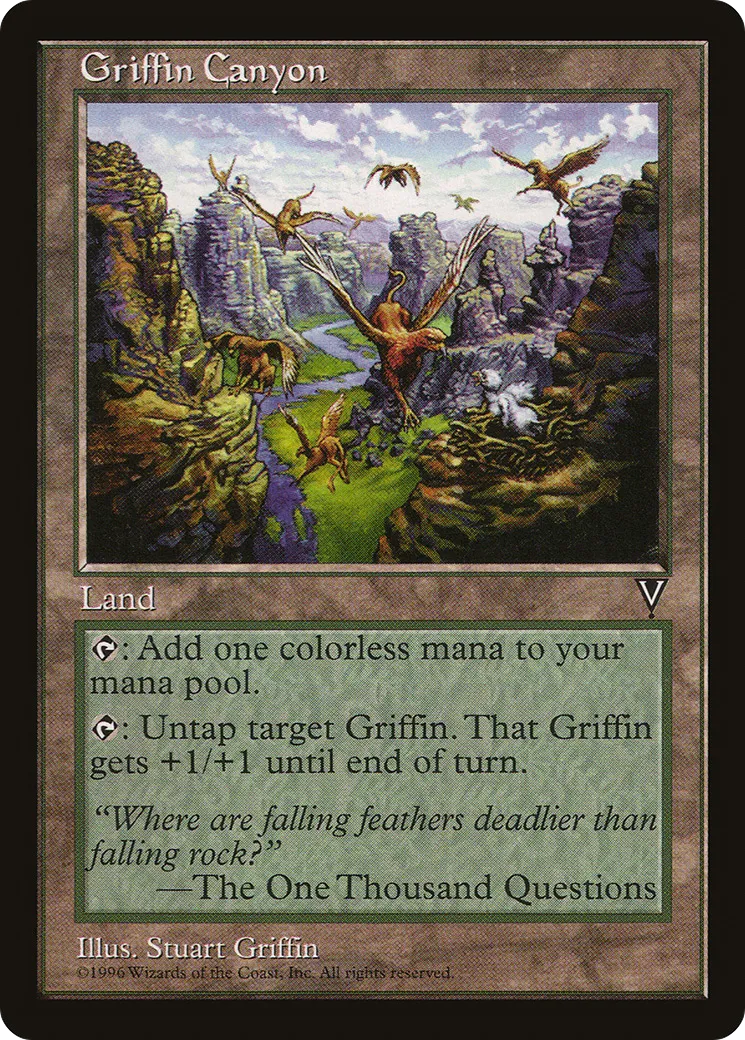 Griffin Canyon — Visions — Magic: The Gathering