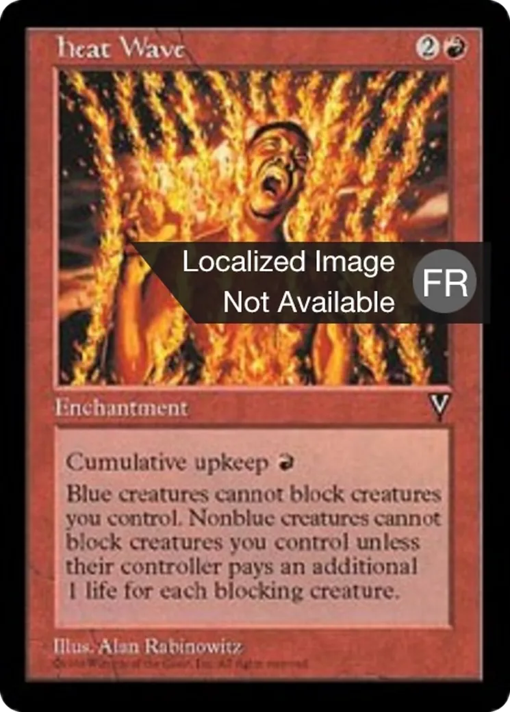 Vague de chaleur — Visions — Magic: The Gathering