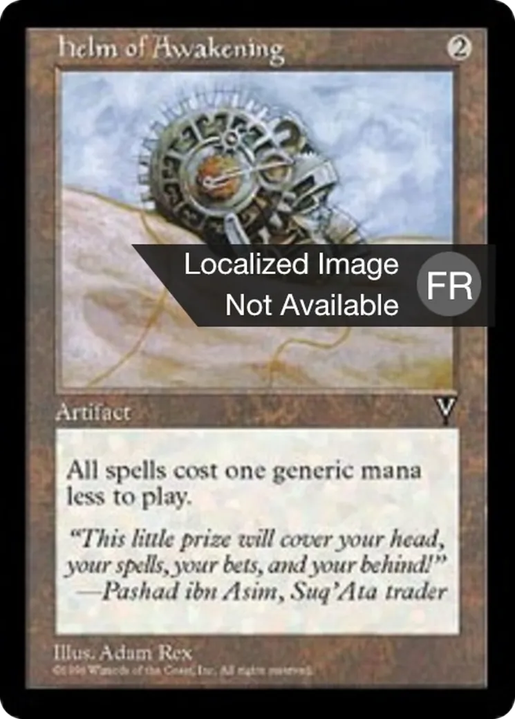 Heaume de l'éveil — Visions — Magic: The Gathering