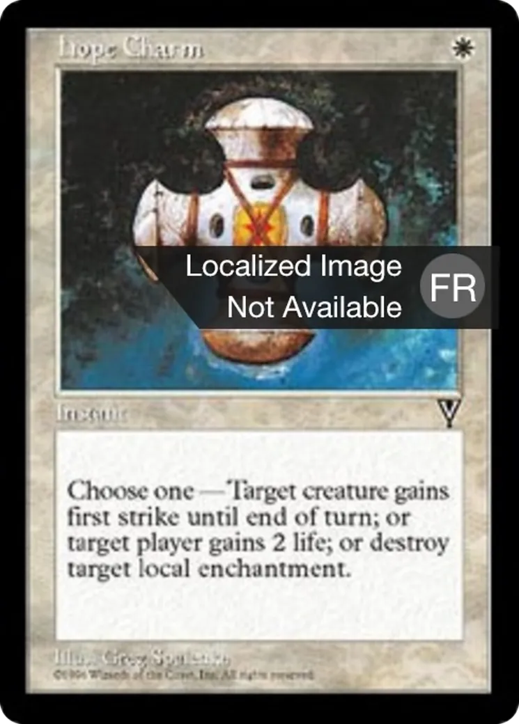 Charme d'espoir — Visions — Magic: The Gathering
