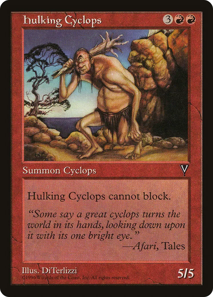 Hulking Cyclops — Visions — Magic: The Gathering