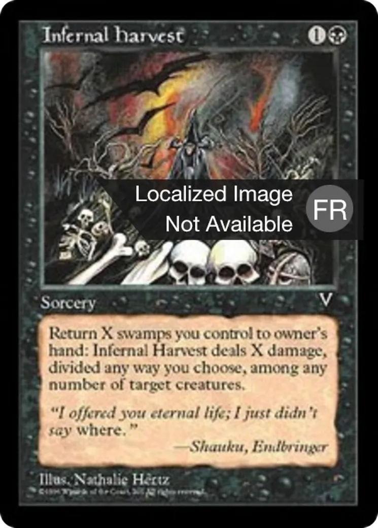Récolte infernale — Visions — Magic: The Gathering