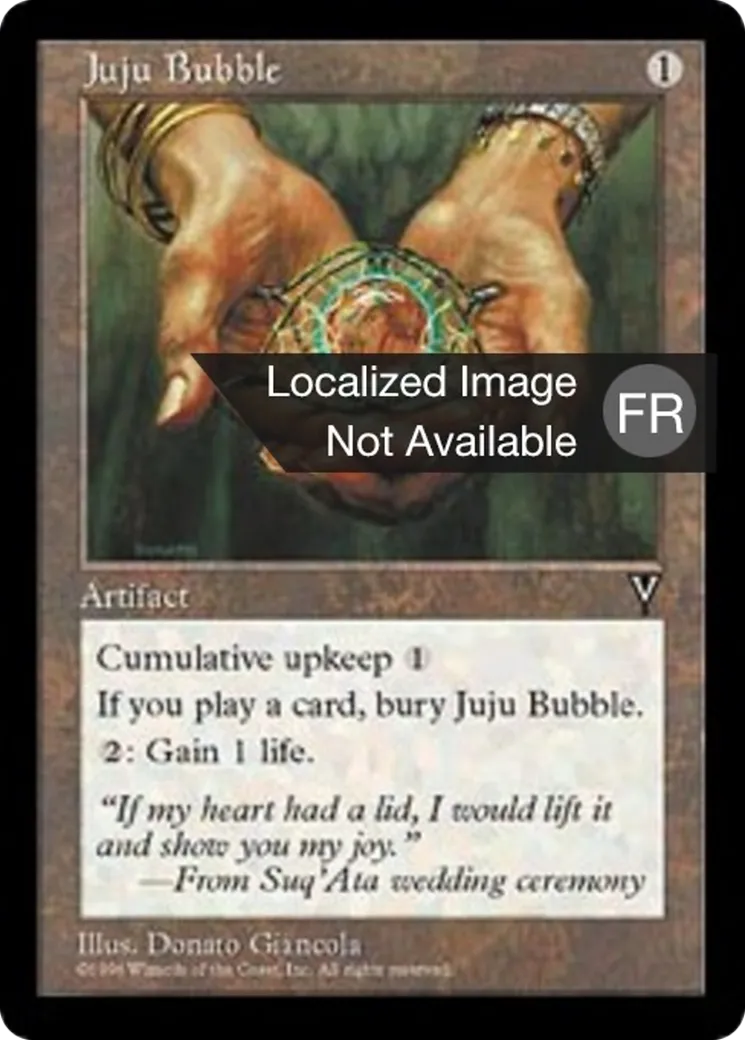 Bulle juju — Visions — Magic: The Gathering