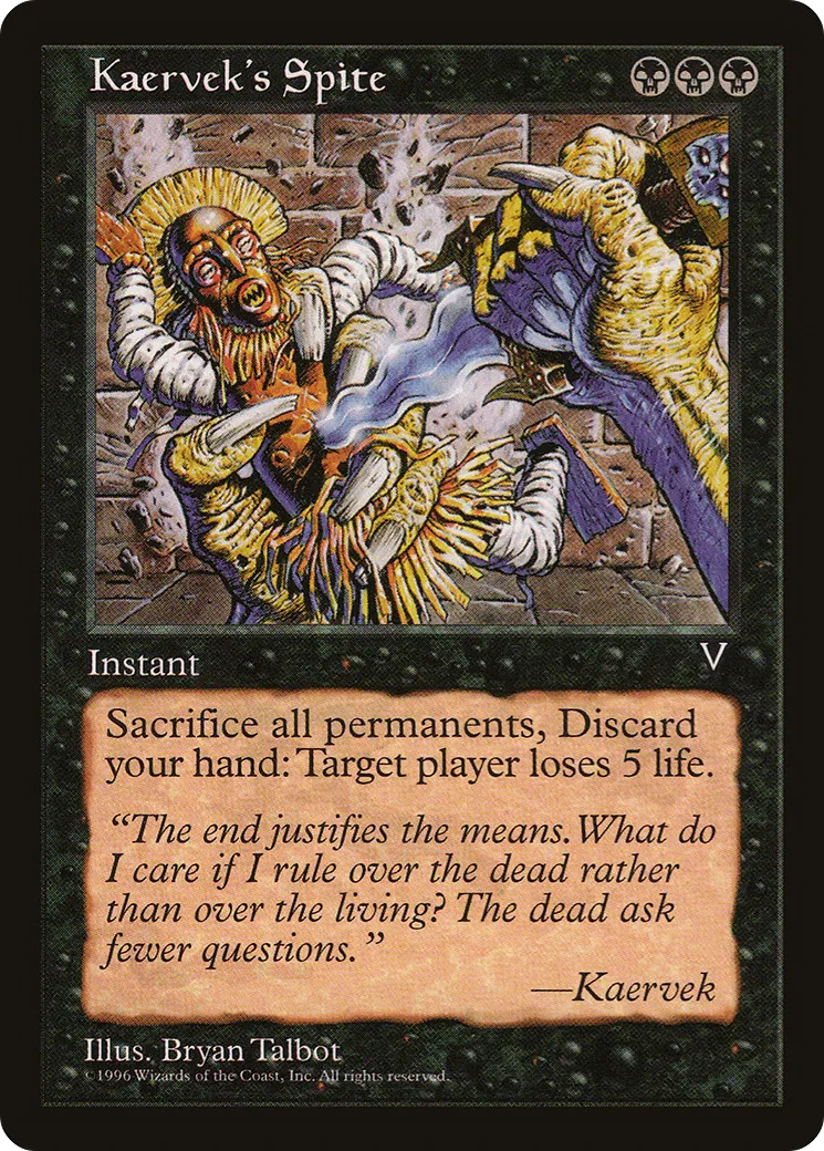 Kaervek's Spite — Visions — Magic: The Gathering
