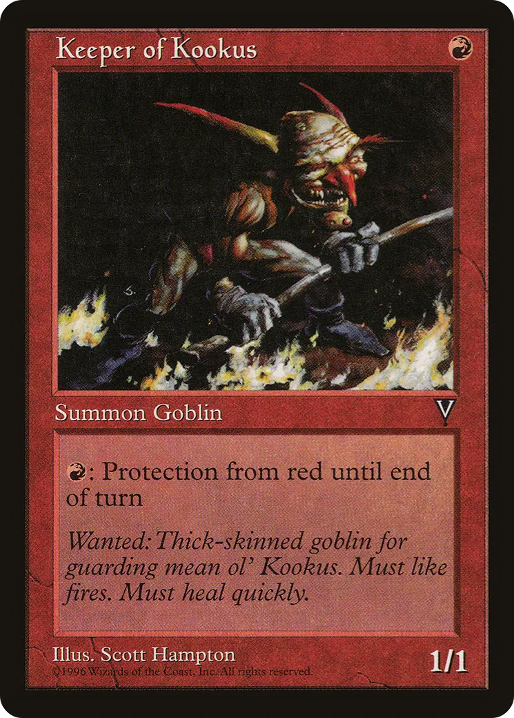 Keeper of Kookus — Visions — Magic: The Gathering