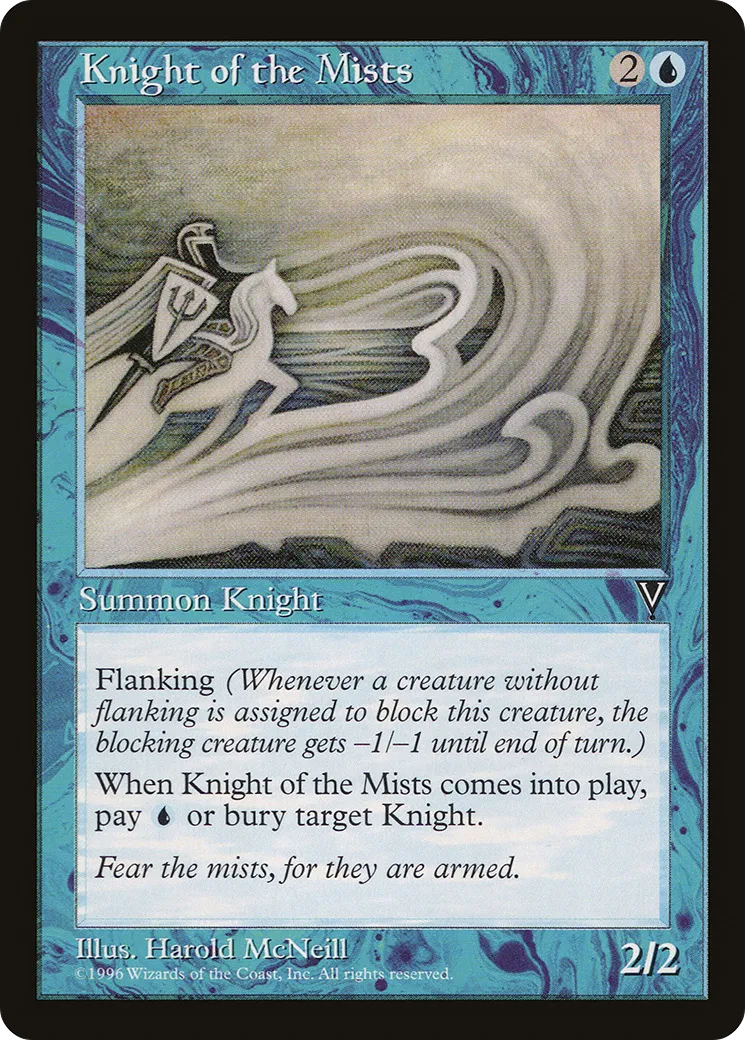 Chevalier des brumes — Visions — Magic: The Gathering