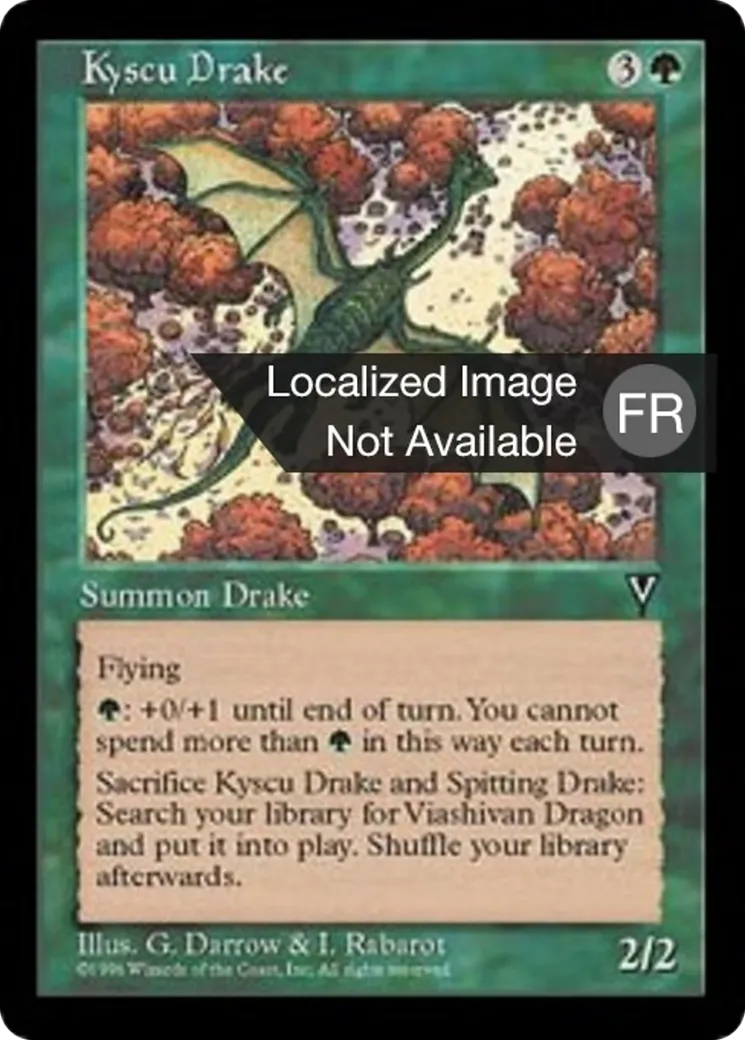 Drakôn du kyscû — Visions — Magic: The Gathering