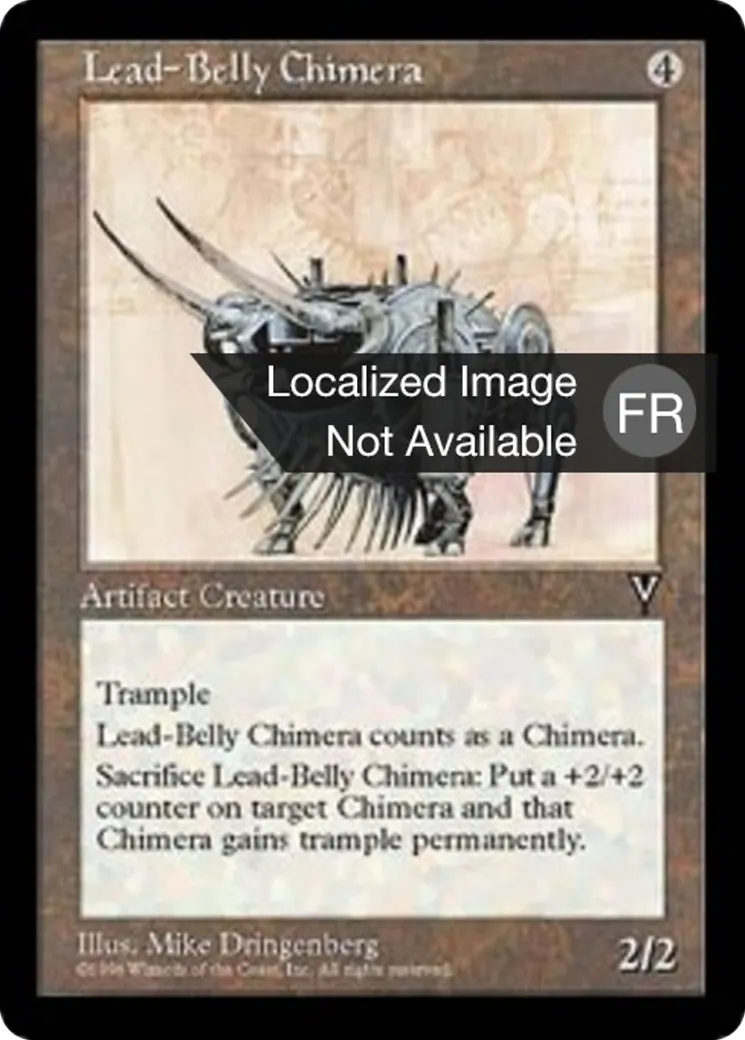 Chimère au ventre de plomb — Visions — Magic: The Gathering