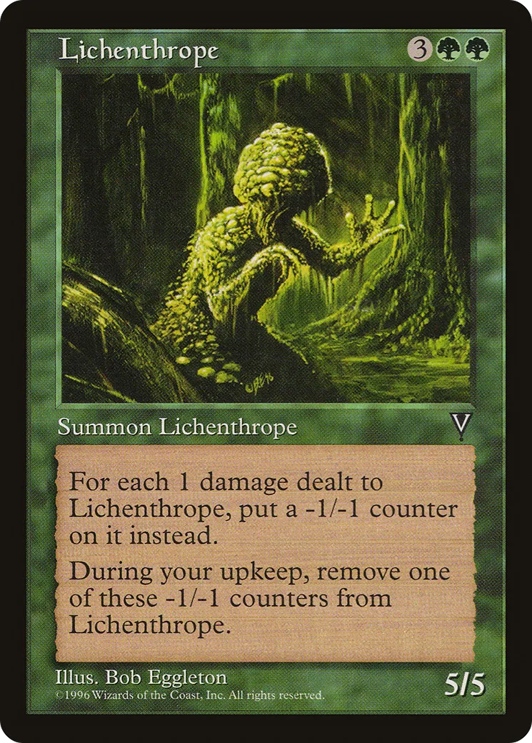 Lichenthrope from Visions - Magic: The Gathering