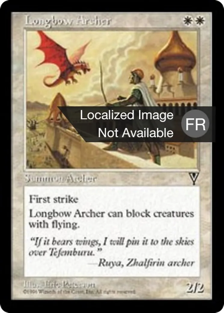 Archer à l'arc long — Visions — Magic: The Gathering
