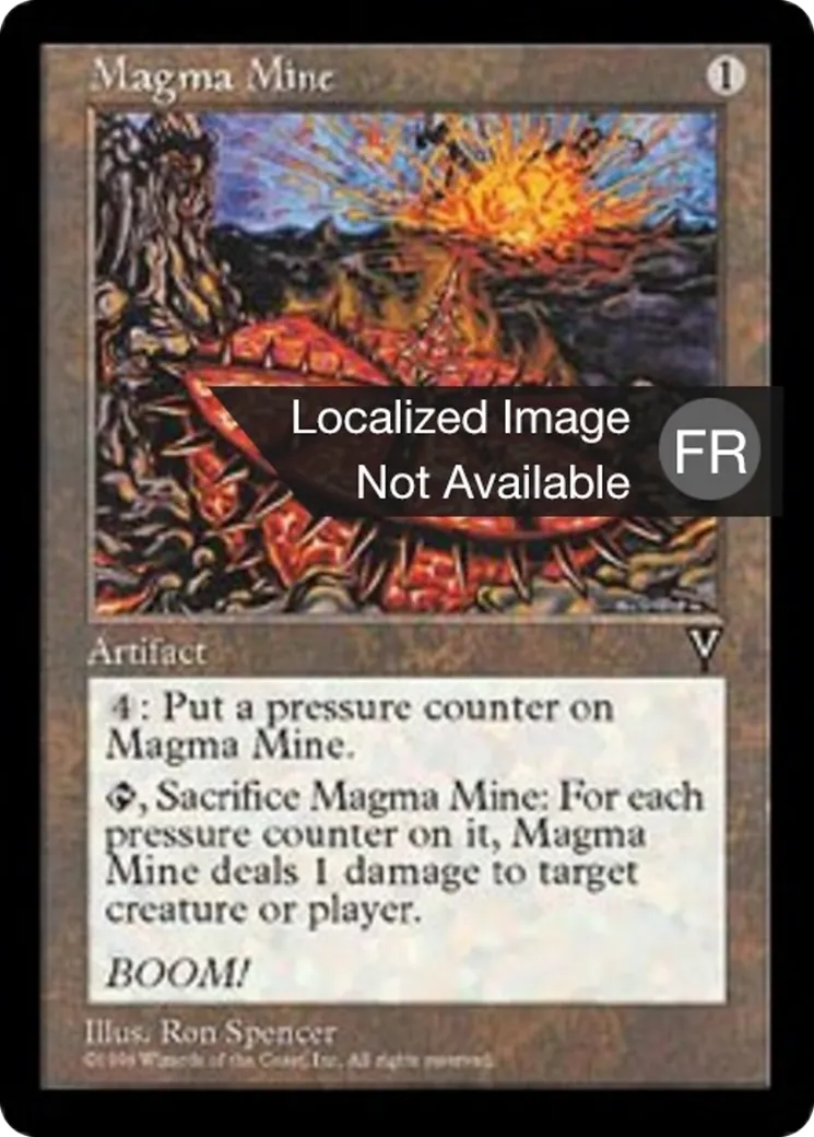 Mine à magma — Visions — Magic: The Gathering
