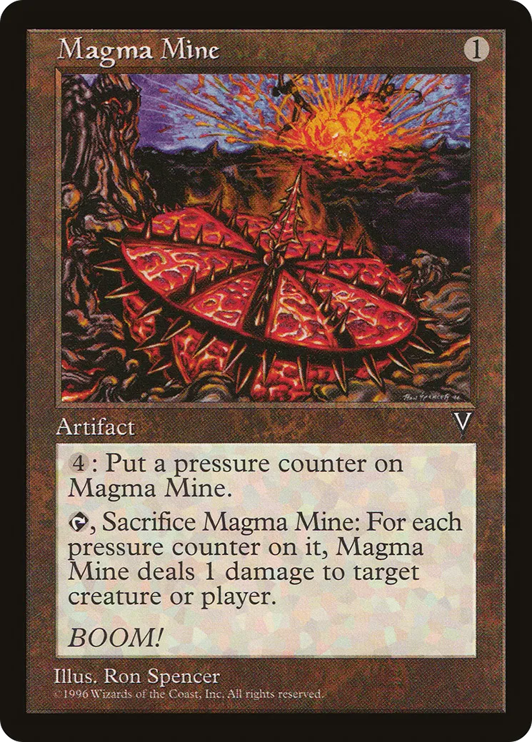 Magma Mine from Visions - Magic: The Gathering
