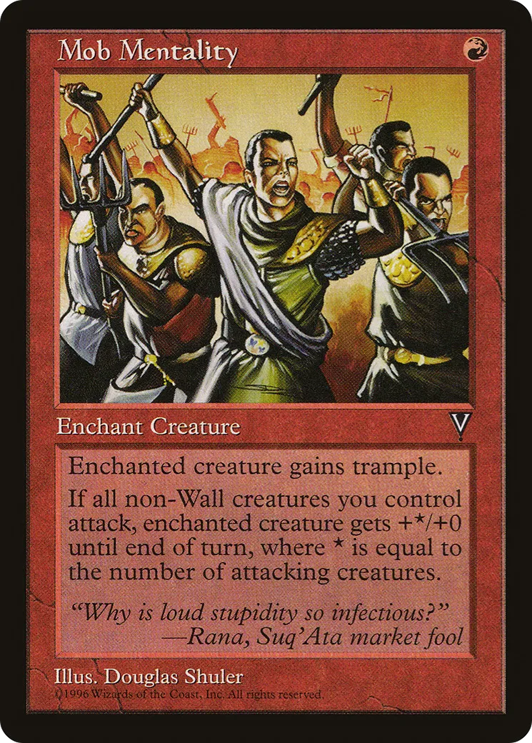 Mob Mentality — Visions — Magic: The Gathering