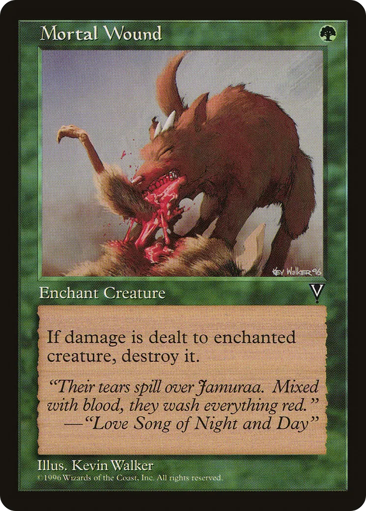 Mortal Wound — Visions — Magic: The Gathering