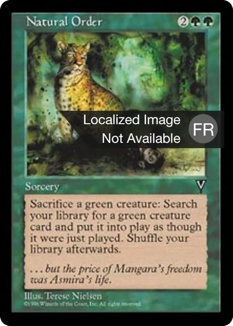 Ordre naturel — Visions — Magic: The Gathering