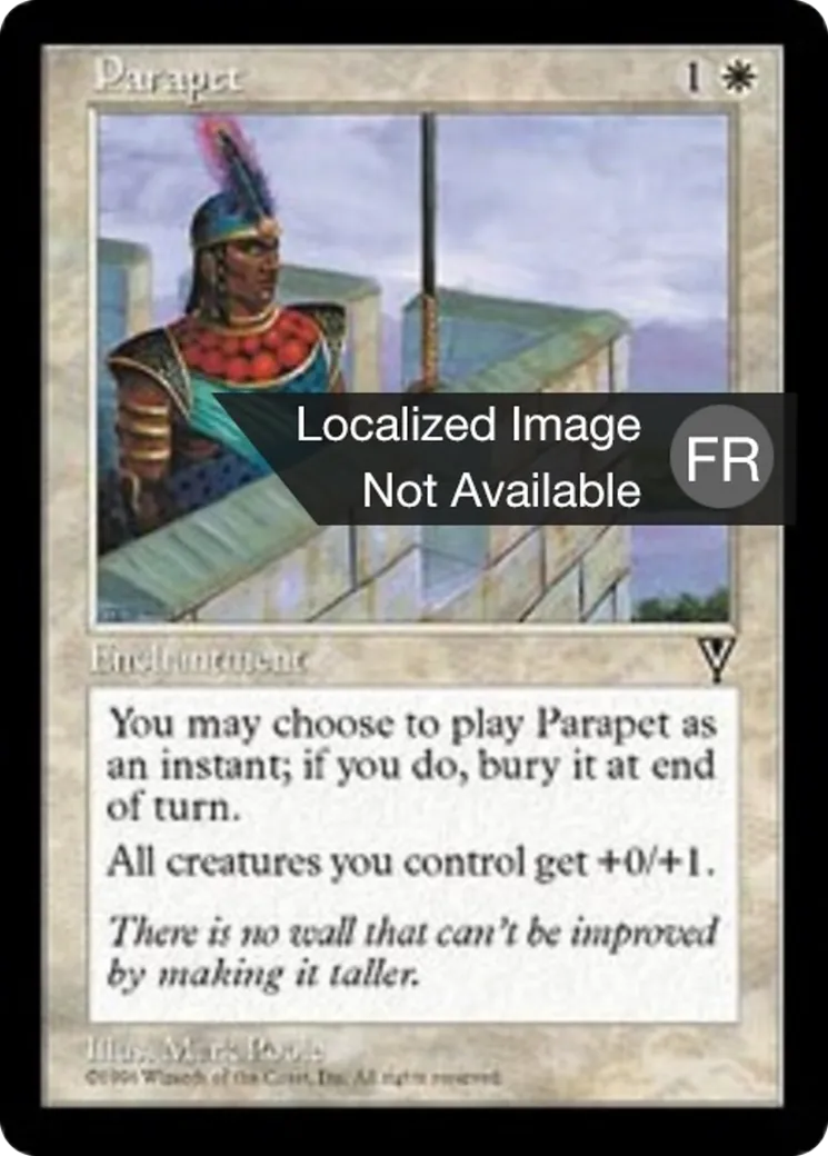 Parapet — Visions — Magic: The Gathering