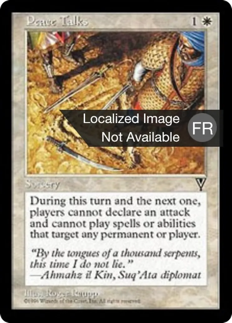 Parole de paix from Visions - Magic: The Gathering