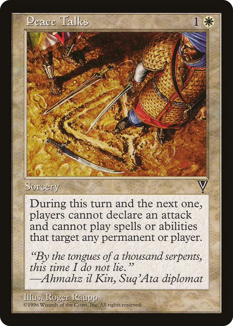 Parole de paix — Visions — Magic: The Gathering