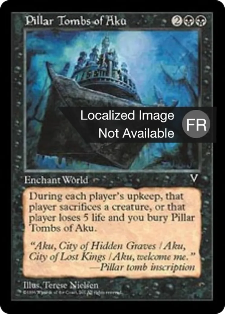 Les Tombeaux-piliers d'Akou — Visions — Magic: The Gathering