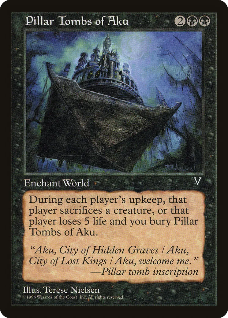 Pillar Tombs of Aku — Visions — Magic: The Gathering