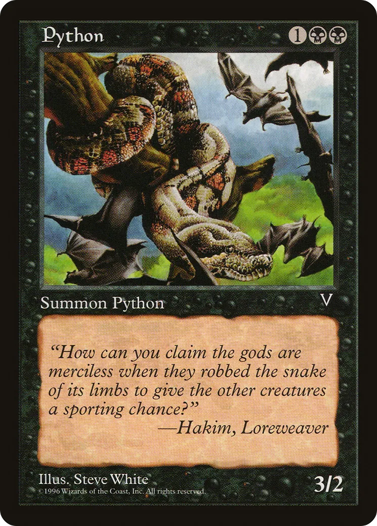 Python — Visions — Magic: The Gathering