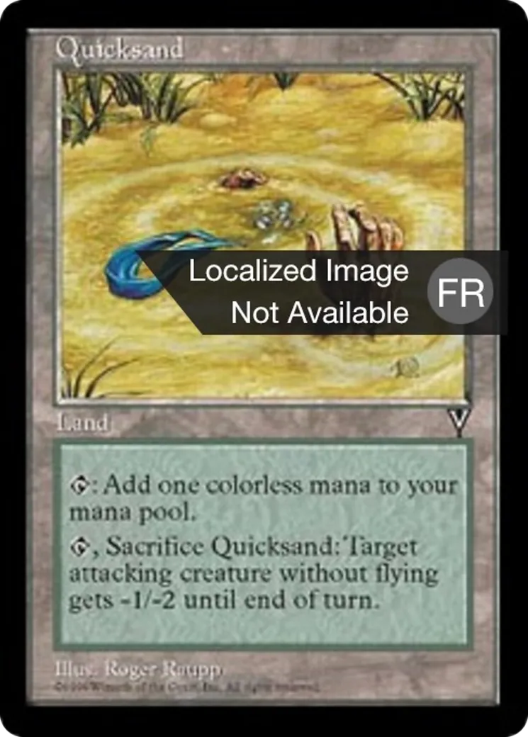 Sables mouvants — Visions — Magic: The Gathering