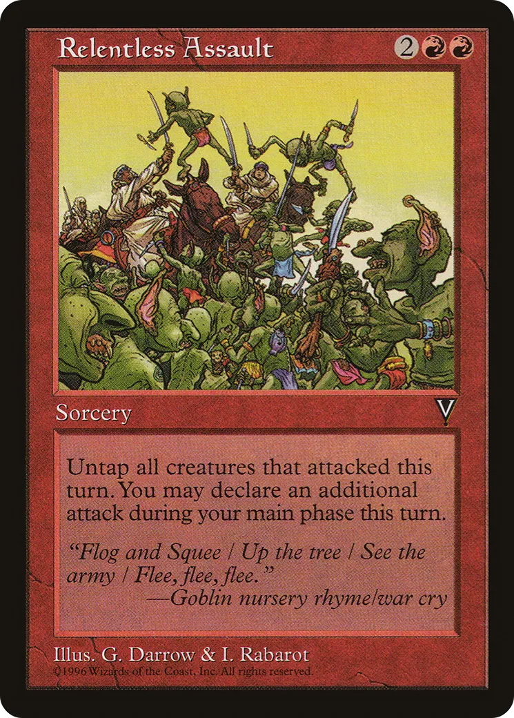 Relentless Assault — Visions — Magic: The Gathering