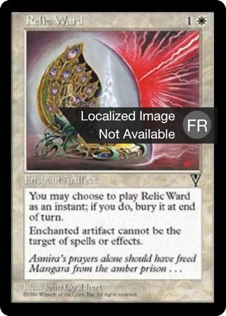 Rune de garde des reliques — Visions — Magic: The Gathering