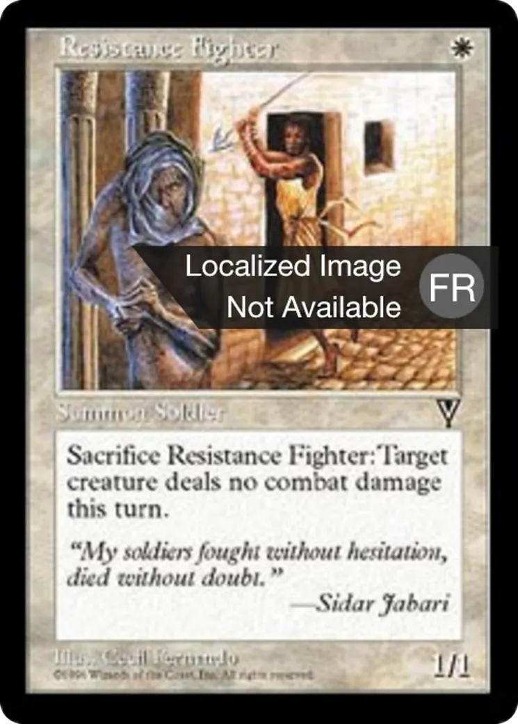 Maquisard from Visions - Magic: The Gathering