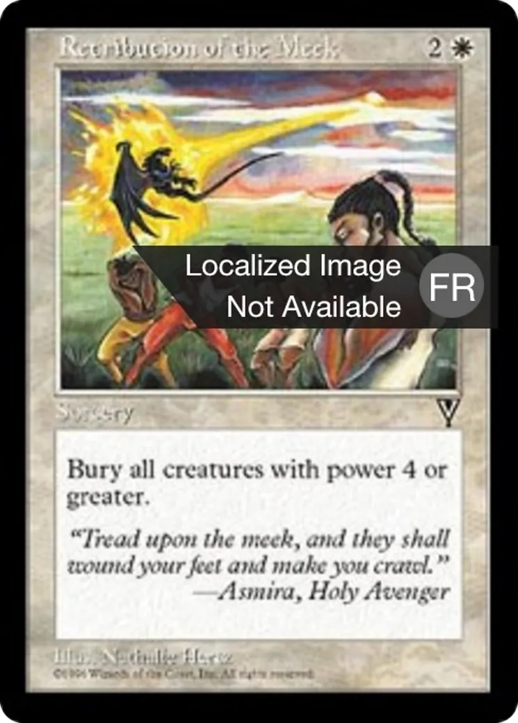 Châtiment par les humbles — Visions — Magic: The Gathering