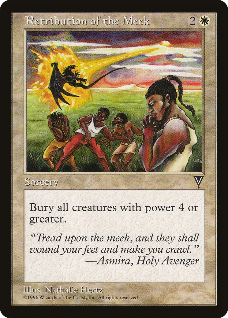 Retribution of the Meek — Visions — Magic: The Gathering