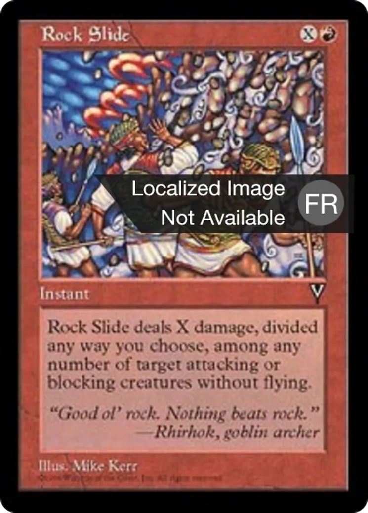 Glissement de roches — Visions — Magic: The Gathering