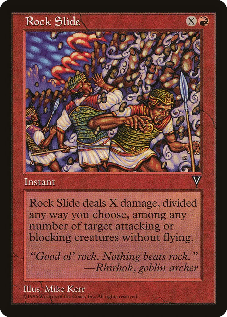 Rock Slide — Visions — Magic: The Gathering