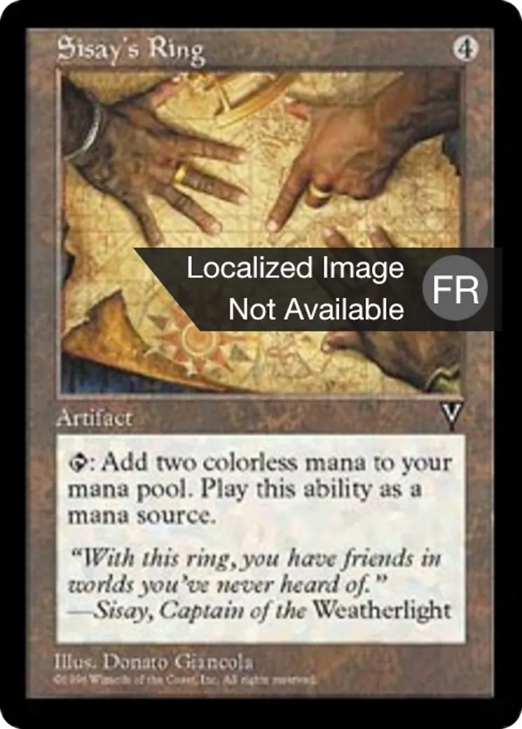 Anneau de Sissay — Visions — Magic: The Gathering