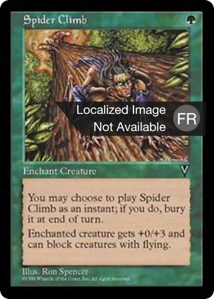 Escalade d'araignée — Visions — Magic: The Gathering