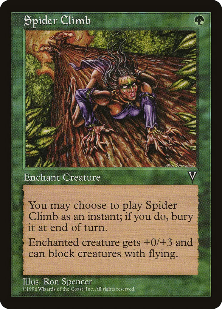 Spider Climb — Visions — Magic: The Gathering