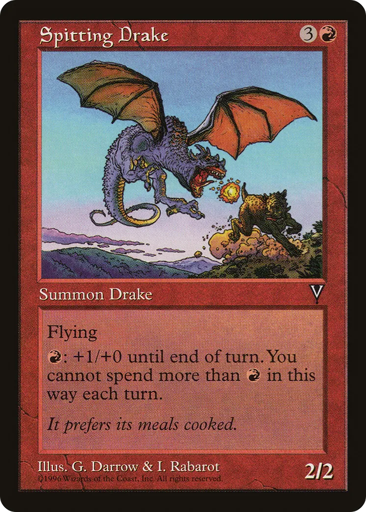 Spitting Drake — Visions — Magic: The Gathering
