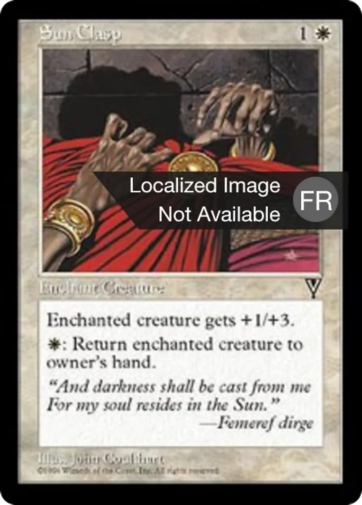 Fermoir solaire — Visions — Magic: The Gathering