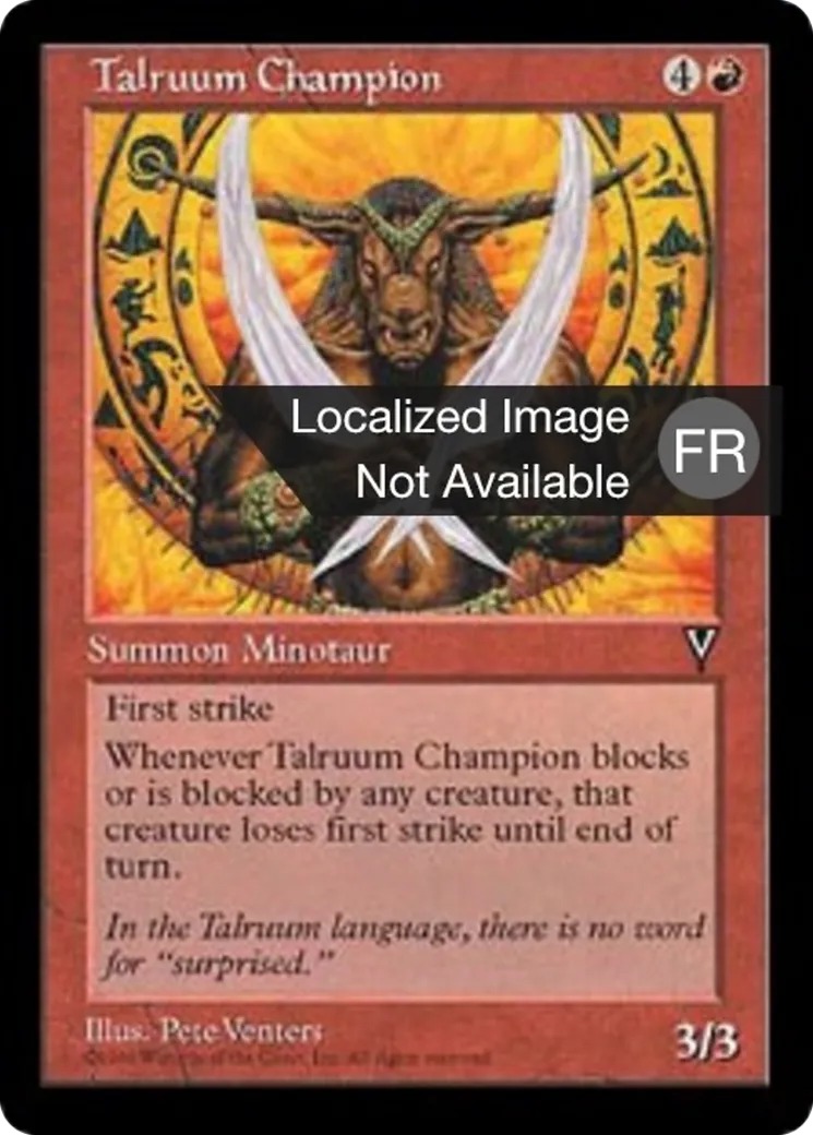 Champion talruûm — Visions — Magic: The Gathering