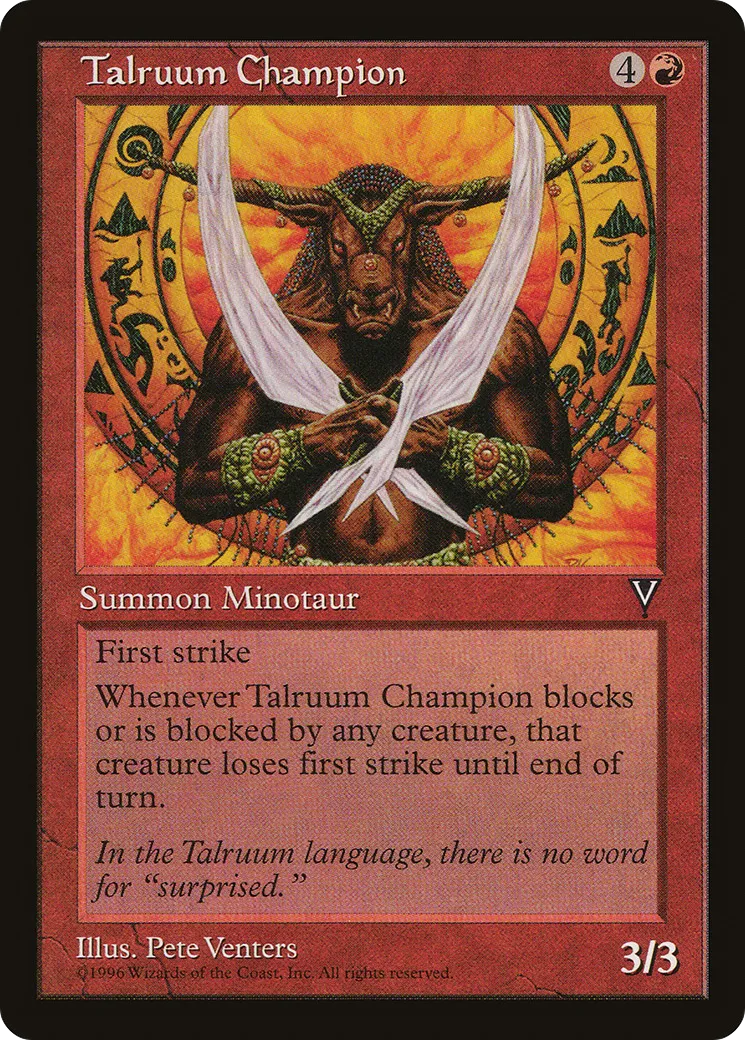 Champion talruûm — Visions — Magic: The Gathering