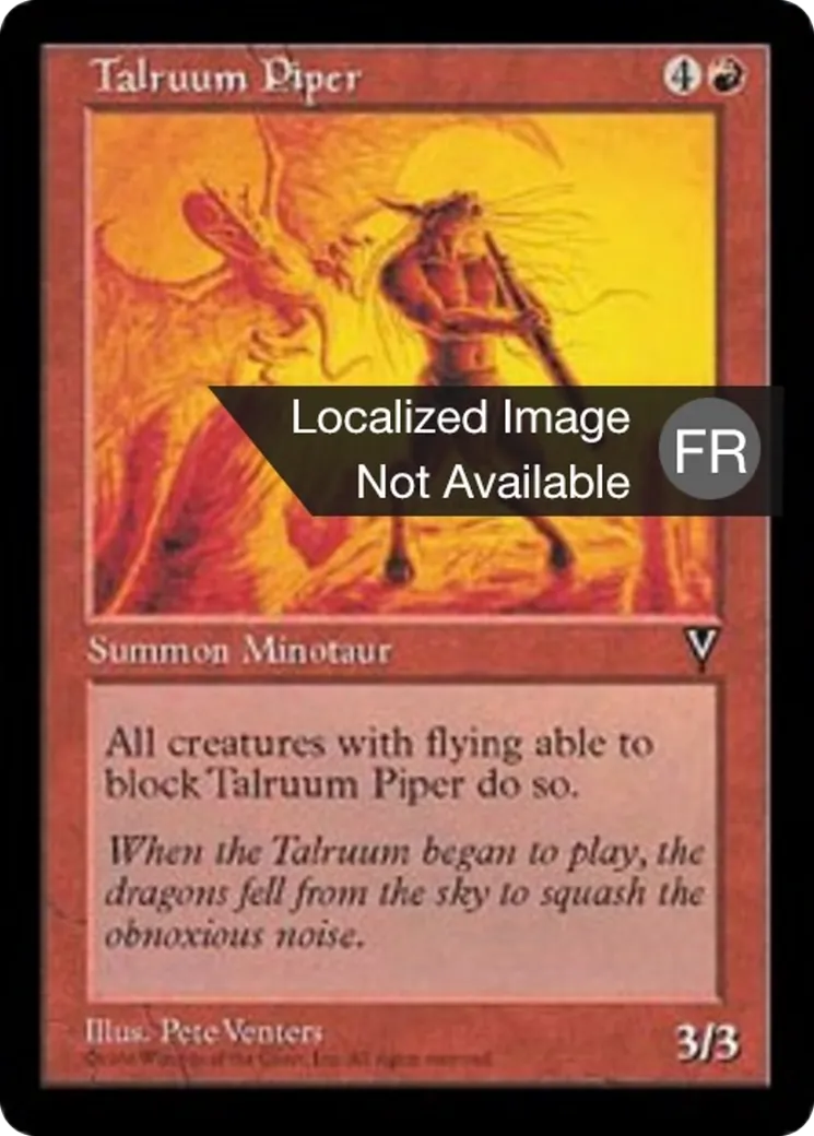 Joueur de fifre talruûm — Visions — Magic: The Gathering