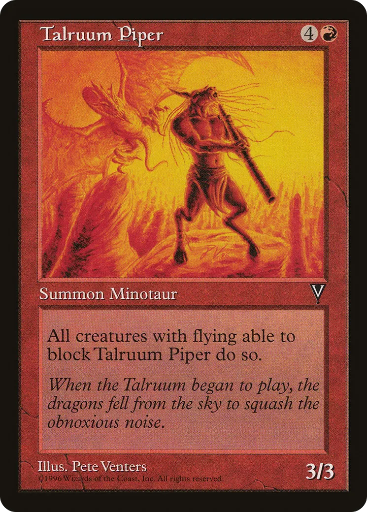 Joueur de fifre talruûm — Visions — Magic: The Gathering