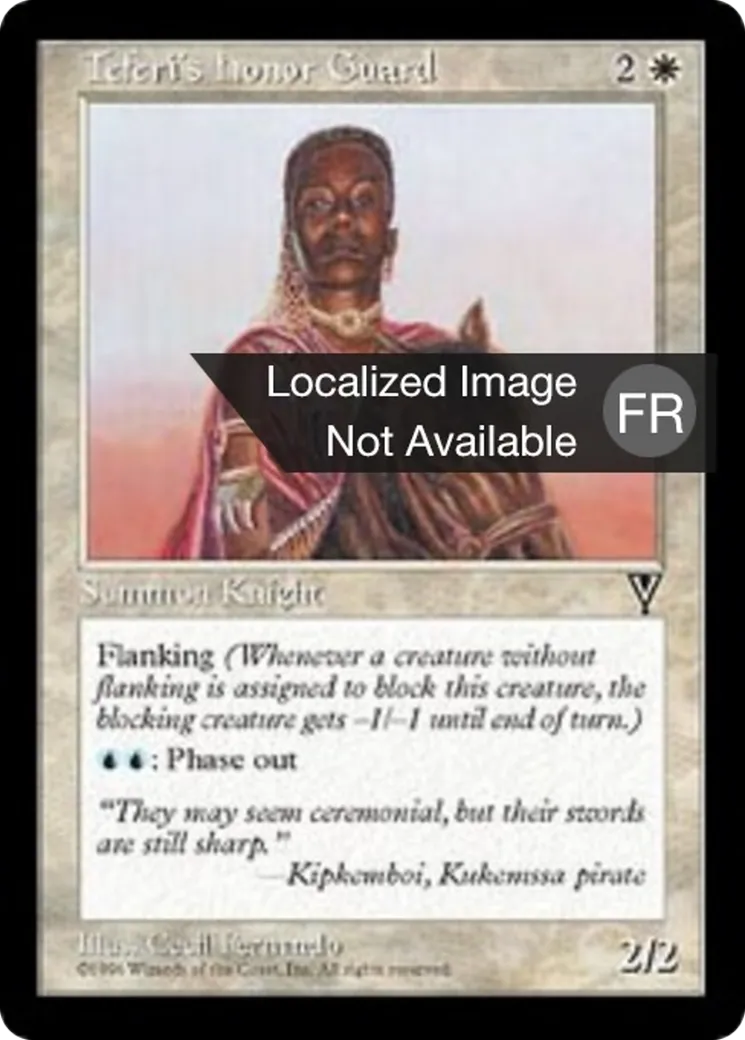 Garde d'honneur de Téfeiri from Visions - Magic: The Gathering