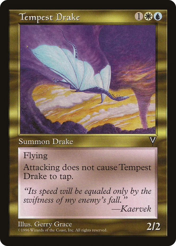 Tempest Drake — Visions — Magic: The Gathering